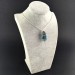Ciondolo CIANITE BLU - TORO BILANCIA Zodiaco Spirale Placcato Argento A+-3