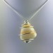Ciondolo CALCITE GIALLA Montata Artigianalmente Spirale Placcato Argento A+-4