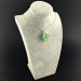 Ciondolo FLUORITE OTTAEDRO - CAPRICORNO Zodiaco Spirale Placcata Argento A+-3