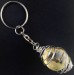 Authentic CITRINE Quartz Tumbled Keychain Keyring - VIRGO ARIES Zodiac Plated Spiral-2