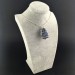 Pendant SODALITE Hand Made on Silver Plated Spiral Gift Idea A+-6