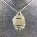 ADULARIA Moonstone Pendant Hand Made on SILVER Plated Spiral Crystal-1