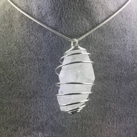 Ciondolo BITERMINATO IALINO - CANCRO VERGINE Spirale Placcato Argento-1