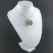 ADULARIA Moonstone Pendant  - CANCER Zodiac SILVER Plated Spiral A+-3