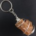 Portachiavi AMBRA GRANDE - LEONE Zodiaco Spirale Placcata Argento Regalo A+-2