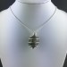 Ciondolo PIRITE - TORO CAPRICORNO Zodiaco Spirale Placcata Argento Regalo A+-2
