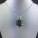 Ciondolo PIRITE - TORO CAPRICORNO Zodiaco Spirale Placcata Argento Regalo A+-5