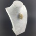 Ciondolo QUARZO RUTILATO Montato Artigianalmente Spirale Placcata Argento A+-3