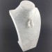 Hyaline Quartz Pendant - SAGITTARIUS Zodiac Silver Plated Spiral A+-3