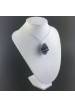Ciondolo TORMALINA NERA MADAGASCAR - TORO GEMELLI BILANCIA Zodiaco Argento A+-3