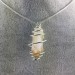 Point CITRINE Pendant Quartz Handmade Silver Plated Spiral Minerals Chakra Healing-1