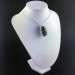 Pendant Black TOURMALINE Hand Made on Silver Plated Spiral Gift Idea-3