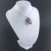 Pendant STROMATOLITE - Handmade Silver Plated Spiral Gift Idea Fossile A+-3