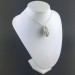 Ciondolo DIASPRO OCEANICO ORBICOLARE - LEONE GEMELLI PESCI Zodiaco Argento A+-6