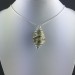Ciondolo DIASPRO OCEANICO ORBICOLARE - LEONE GEMELLI PESCI Zodiaco Argento A+-8