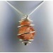 Rough Opal Pendant - CAPRICORN LIBRA Zodiac Silver Plated Spiral Healing A+-1