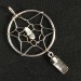 Pendant Special Hyaline Quartz Point Dreamcatcher Necklace Crystal Healing A+-1