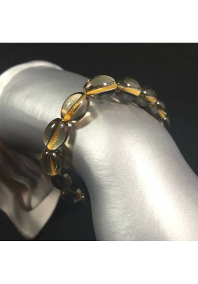 SMOKED QUARTZ Bracelet High Quality - CAPRICORN SAGITTARIUS Zodiac A+-1
