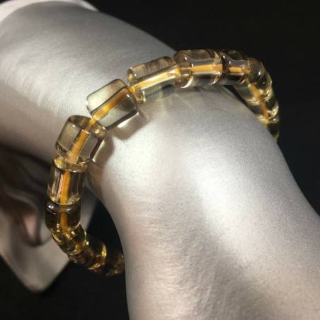 SMOKED CITRINE QUARTZ Bracelet - Zodiac: CAPRICORN SAGITTARIUS-1