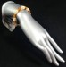 Bracciale in MADREPERLA e AMBRA Braccialetto Cristalloterapia Chakra Reiki A+-2