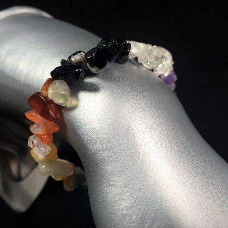 CARNELIAN Agate Clear QUARTZ SODALITE Bracelet Crystal Healing-2