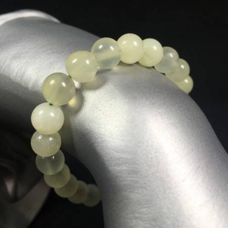 Pulsera en Mala Tibetana en JADE Pulsera Cristaloterapia Chakra Zen A+-1