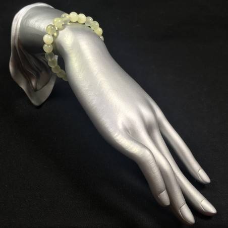 Pulsera en Mala Tibetana en JADE Pulsera Cristaloterapia Chakra Zen A+-2