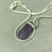 Améthyste BIachevé Pendentif Argent 925 - Bélier POISSON TAUREAU Collier Minéraux-1