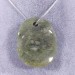 Leaf in Green Agate Pendant Necklace Crystal Healing Chakra MINERALS Reiki-1