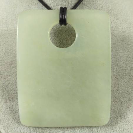 JADE Pendant Necklace BIG Charms Etnic Gemstone Chain Crystal Healing-1
