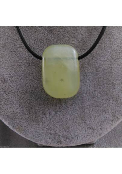 Green JADE Pendant Gemstone - ARIES LIBRA GEMINI Crystal Healing MINERALS-1