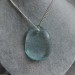 OBSIDIAN Pendant Leaf - TAURUS VIRGO MINERALS Crystal Healing Charm-1