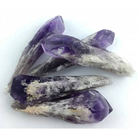 Bellissima Punta di AMETISTA del Brasile GREZZA Cristalloterapia GRANDE Chakra-2