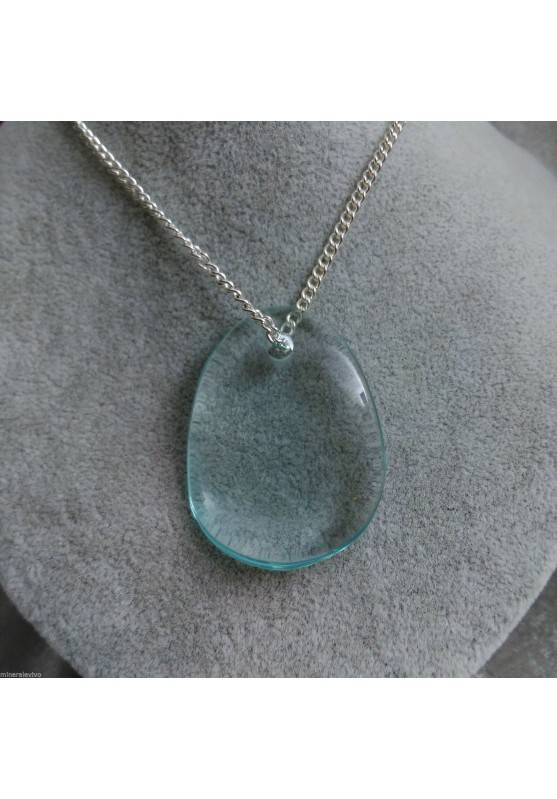 Leaf in OBSIDIAN Pendant Necklace Crystal Healing Reiki Chakra Feng Shui A+-1