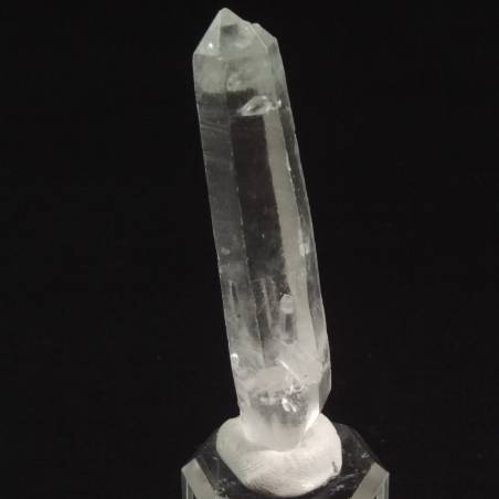 * MINERALI * Biterminato di Quarzo Ialino Grezzo Cristallo di Rocca 22.7g-4