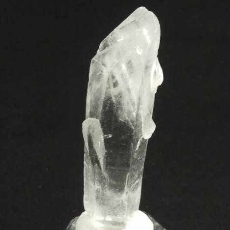* MINERALI * Biterminato di Quarzo Ialino Grezzo Cristallo di Rocca 22.1g-3