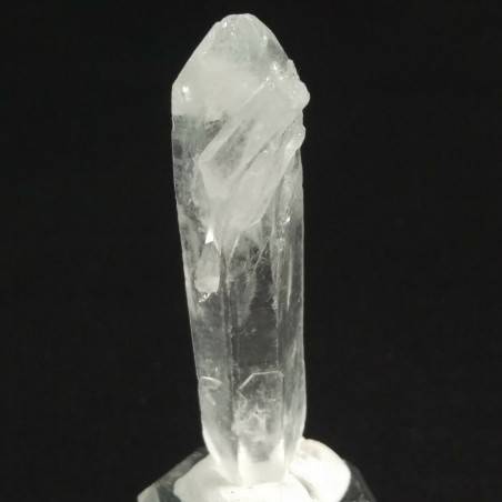 * MINERALI * Biterminato di Quarzo Ialino Grezzo Cristallo di Rocca 22.1g-4