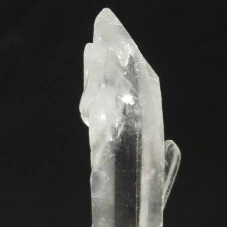 * MINERALI * Biterminato di Quarzo Ialino Grezzo Cristallo di Rocca 22.1g-5