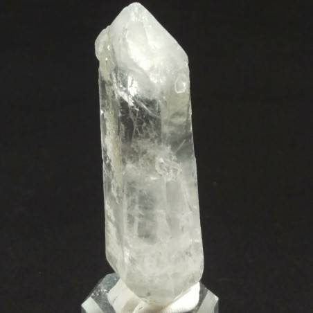 * MINERALES * Biterminado de Cuarzo Blanco en Bruto Cristal de Roca 43.2g-2