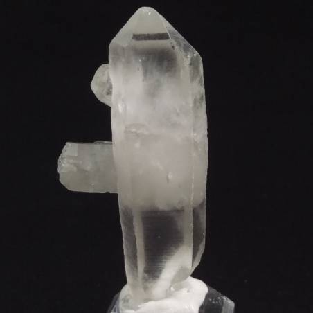 * MINERALI * Biterminato di Quarzo Ialino Grezzo Cristallo di Rocca 43.3g-4