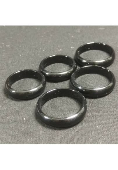 * Black AGATE Ring * Fede Jewel Crystal Healing Chakra-1