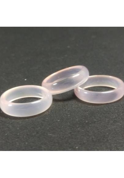 * Cute Rose QUARTZ Ring * Jewel Crystal Healing Chakra-1