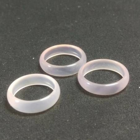 * Cute Rose QUARTZ Ring * Jewel Crystal Healing Chakra-2