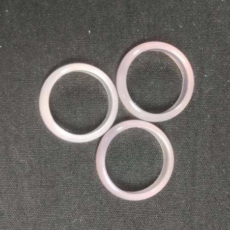 * Cute Rose QUARTZ Ring * Jewel Crystal Healing Chakra-3