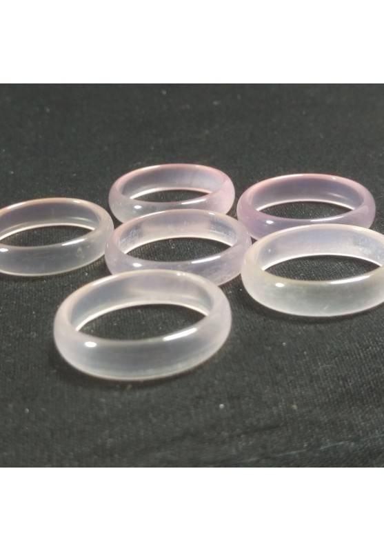* Natural ROSE QUARTZ RING * Jewel Crystal Healing Chakra-1