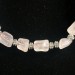 Collana in SCAGLIE di QURZO IALINO e Lega Color ARGENTO INVECCHIATO Regalo A+-3