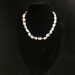 Collana in SCAGLIE di QURZO IALINO e Lega Color ARGENTO INVECCHIATO Regalo A+-5