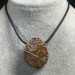 Pendentif GEMME dans JASPE ORBICULAIRE OCÉANIQUE MARRON-Violet Cadeau Bijou A+-1