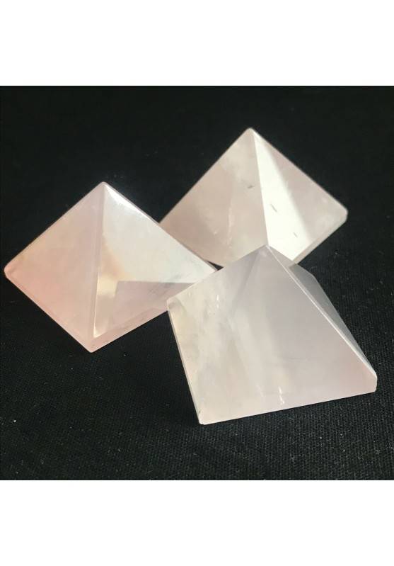 Minerals Wonderful Pink Rose Quartz PYRAMID 33 mm Healing High Quality-1