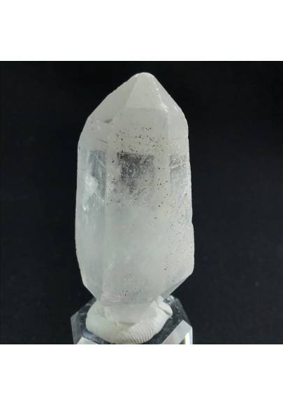 * MINERALI * Biterminato di Quarzo Ialino Grezzo Cristallo di Rocca Reiki A+ 62g-1